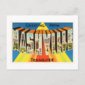 ナッシュビルテネシーTNオールドヴィンテージ旅行記念品 ポストカード (正面)