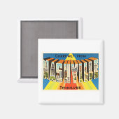 ナッシュビルテネシーTNオールドヴィンテージ旅行記念品 マグネット (正面/裏面)
