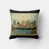 ナッシュビルテネシーVintage Travel クッション (裏面)