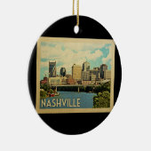 ナッシュビルテネシーVintage Travel セラミックオーナメント (右)