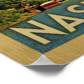 ナッシュビルテネシーVintage Travel ポスター (角)