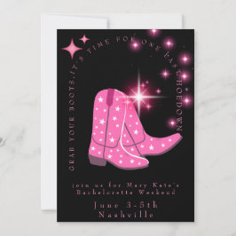 ナッシュビルバチェロレッテウィークエンド招待状と詳細 招待状