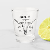 ナッシュビルバチェロレッテゲティンヒッチュカスタムー ショットグラス (正面)