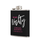 ナッシュビルバチェロレッテパーソナライズされた賛成 フラスク (左)