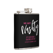 ナッシュビルバチェロレッテパーソナライズされた賛成 フラスク (右)