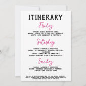 ナッシュビルバチェロレッテロデオウィークエンドイナリー 招待状 (裏面)