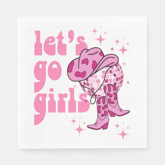 ナッシュビルバチェロレッテロデオウィークエンド スタンダードランチョンナプキン (正面)