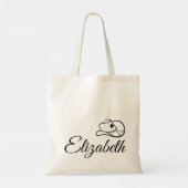 ナッシュビルパーソナライズされたバチェロレッテ名女性のカーボーイ トートバッグ (裏面)