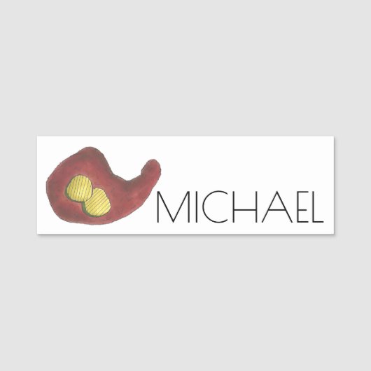 ナッシュビルホットチキンBBQバーベキューレストラン 名札 (正面)