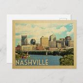 ナッシュビルポストカードテネシーヴィンテージトラベル ポストカード (正面/裏面)