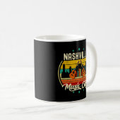ナッシュビルミュージックシティナッシュビルカントリーミュージックナッシュヴ コーヒーマグカップ (正面右)