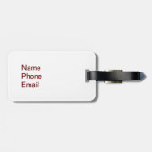 ナッシュビルミュージックシティ ラゲッジタグ (裏面横)