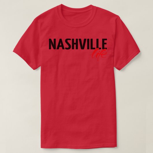 ナッシュビルライフ1 Tシャツ (デザイン正面)