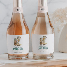 ナッシュビルラストロデオブーツバチェロレッテ スパークリングワインラベル