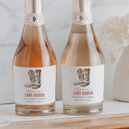 ナッシュビルラストロデオブーツバチェロレッテ スパークリングワインラベル