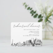 ナッシュビルリハーサルディナー招待状エンクロージャカード エンクロージャーカード (スタンド正面)