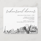 ナッシュビルリハーサルディナー招待状エンクロージャカード エンクロージャーカード (正面)