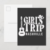 ナッシュビル女子旅2025 夏のバケーション インビテーションポストカード (正面/裏面)