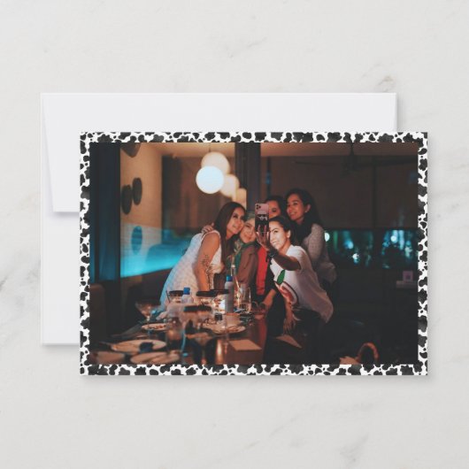 ナッシュビル女性のカーボーイディスコロデオバチェロレッテウィークエンド サンキューカード (裏面)