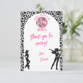 ナッシュビル女性のカーボーイディスコロデオバチェロレッテウィークエンド サンキューカード (スタンド正面)