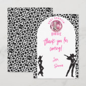 ナッシュビル女性のカーボーイディスコロデオバチェロレッテウィークエンド サンキューカード (正面/裏面)