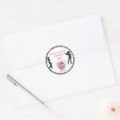 ナッシュビル女性のカーボーイディスコロデオバチェロレッテウィークエンド ラウンドシール (封筒)