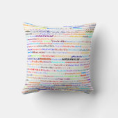 ナッシュビル文字デザインII装飾用クッション クッション (裏面)