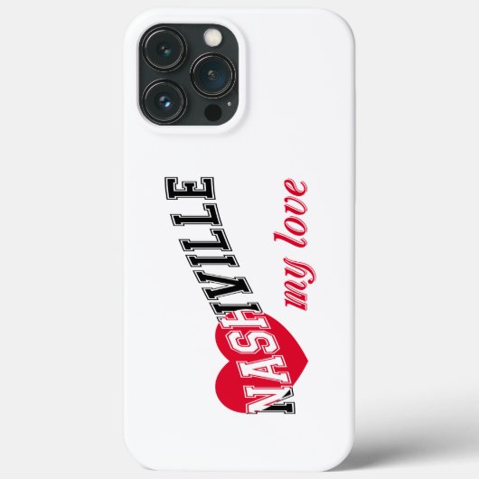 ナッシュビル私の愛 Case-Mate iPhoneケース (裏面)
