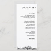 ナッシュビル結婚スカイラインのディナーメニュー メニュー (正面/裏面)