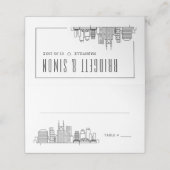 ナッシュビル結婚ズ |テーブル名カードの配置 プレイスカード (外部開封)