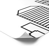 ナッシュビル結婚ズ | 10テーブル座席表 ポスター (角)