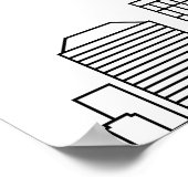 ナッシュビル結婚ズ | 12テーブル座席表 ポスター (角)