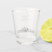 ナッシュビル結婚式の引き出物応援ショットグラス ショットグラス (裏面)