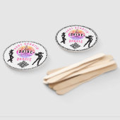 ナッシュビル買バチェロレッテザ花嫁QRコードを飲む ハンドファン (組立なし)