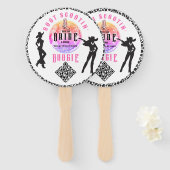 ナッシュビル買バチェロレッテザ花嫁QRコードを飲む ハンドファン (正面&裏面)