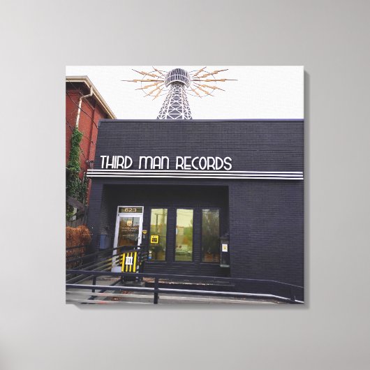 ナッシュビル通り写真 キャンバスプリント (正面)