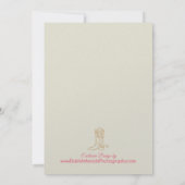 ナッシュビル金ゴールドバチェロレッテ招待状 招待状 (裏面)