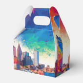 ナッシュビル スカイライン アブストラクト アート フェイバーボックス (裏面サイド)