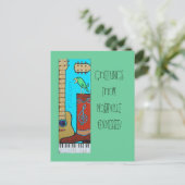 ナッシュビル・テネシーへようこそ！ポストカード ポストカード (スタンド正面)