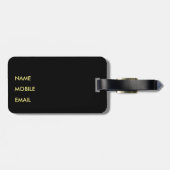 ナッシュビル、テネシー州-バッグのラベル ラゲッジタグ (裏面横)