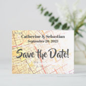 ナッシュビル、テネシー州 ヴィンテージマップ セーブザデート (スタンド正面)