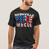 ナッシュビル・テネシー消防局 Tシャツ (正面)