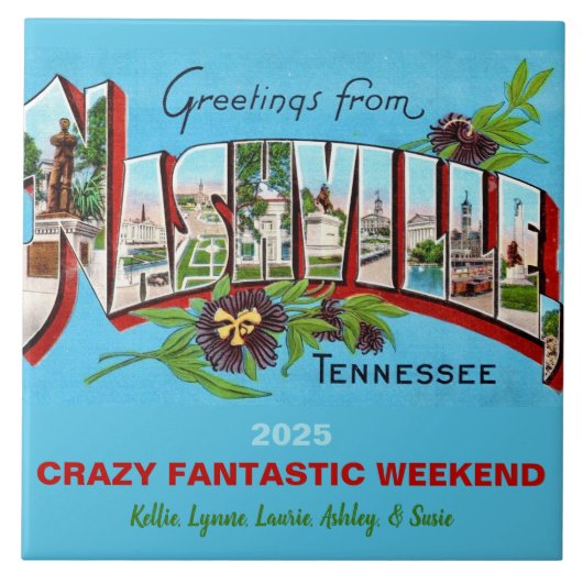 ナッシュビル テネシー メモリー タイル (正面)