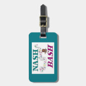 ナッシュビル ナッシュバス ミュージック ラゲッジタグ (正面縦)