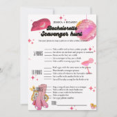 ナッシュビル・バチェロレッテ・スカベンジャー・フォトハントゲーム 招待状 (正面)