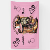 ナッシュビル・バチェロレッテ・パーティ - ブーツと輝き 横断幕 (縦)