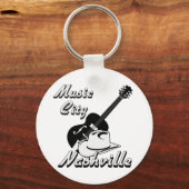 ナッシュビル。ミュージックシティ キーホルダー (正面)