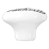 ナッシュビル。ミュージックシティ セラミックノブ (側面)