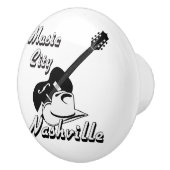 ナッシュビル。ミュージックシティ セラミックノブ (右)