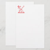 ナッシュビル。ミュージックシティ 便箋 (正面/裏面)